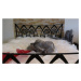 Kovová postel Ronda Rozměr: 180x200 cm, barva kovu: 3B červená stříbrná pat.