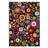 Merinos Kusový koberec Relief 22842-110 Multicolor 80 × 150 cm