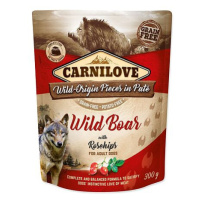 Kapsička CARNILOVE Dog Paté Wild Boar with Rosehips 300 g