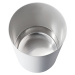 ZWINGO Bezpečnostní koš na papír s hliníkovou vložkou, objem 13 l, Ø 245 mm, světlá šedá