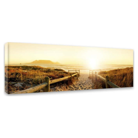 Obraz Styler Canvas Harmony Beach II, 45 x 140 cm
