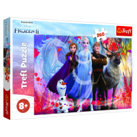 TREFL - Puzzle 260 Frozen 2 - Cesta za dobrodružstvím