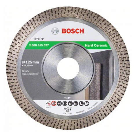 Diamantový řezný kotouč Bosch Best for Hard Ceramic 125 mm 2608615077 Bosch ACC