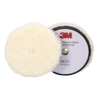 3M™ Perfect-It™ Random Orbital Medium Wool Pad - lešticí kotouče, vlněné, bílé, 2 ks, 5