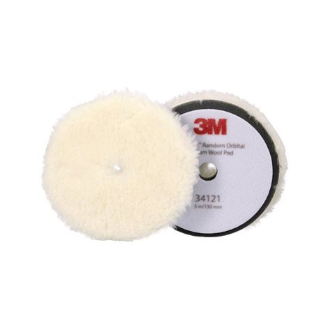 3M™ Perfect-It™ Random Orbital Medium Wool Pad - lešticí kotouče, vlněné, bílé, 2 ks, 5" / 130 m