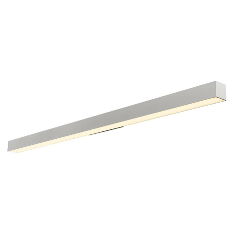 SLV BIG WHITE Q-LINE, nástěnné svítidlo, LED, 3000K, stříbrné šedé 1000670