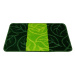 Koupelnový kobereček MILANO lahvově zelený, listí