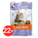 Plaisir Cat kapsička kuřecí + játra 22 × 100 g