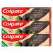 COLGATE Naturals Charcoal& Mint bělicí zubní pasta 3x 75ml 3 x 75 ml