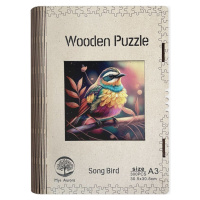 Dřevěné puzzle/Ptačí zpěv A3 - EPEE