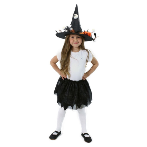 Rappa Dětský kostým tutu sukně čarodějnice 3 - 7 let