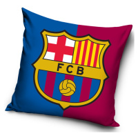 Velurový povlak na polštář FC Barca 40x40cm