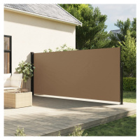 vidaXL Zatahovací boční markýza taupe 160 x 600 cm