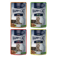 Výhodné balení Happy Cat Pouch Meat in Sauce 24 x 85 g - mix II