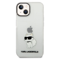 Zadní kryt Karl Lagerfeld IML Choupette NFT pro Apple iPhone 14 Plus, transparentní
