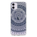 TopQ iPhone 11 silikon Navy Mandala 45050