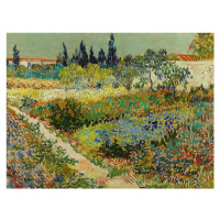 Obrazová reprodukce Garden at Arles, Vincent van Gogh, 40 × 30 cm