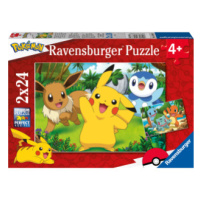 Puzzle dětské Pokémon 2x24 dílků