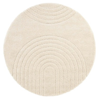 Krémově bílý koberec Mint Rugs Norwalk Fergus, ø 160 cm