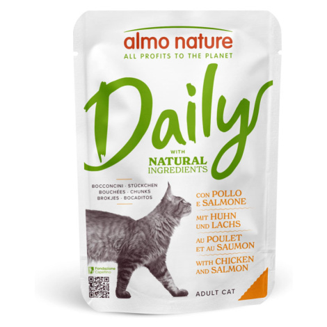 Almo Nature Cat Daily Menu kapsička 24 x 70 g - kuře & losos Almo Nature Holistic