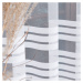 Dekorační vzorovaná záclona TOLA 200 bílá 200x250 cm (cena za 1 kus) MyBestHome