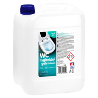 Lavon WC hygienický gel s chlórem - 5 L