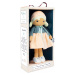 Panenka pro miminka Chloe K Doll Tendresse Kaloo 25 cm v riflovém kabátku z jemného textilu v dá