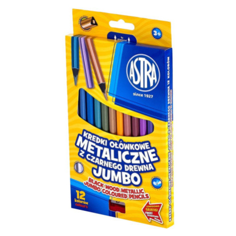 ASTRA Pastelky 12ks metalické 166728 Astra - Golze koberce