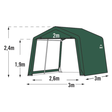 Plachtový přístřešek SHELTERLOGIC 3,0 x 3,0 m 70335eu LG1374