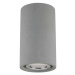NOVA LUCE venkovní stropní svítidlo EMILE šedý beton skleněný difuzor LED 5W 3000K 120-230V IP65