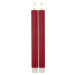 LED svíčka 2 ks výška 25 cm Star Trading Flamme Stripe - červené