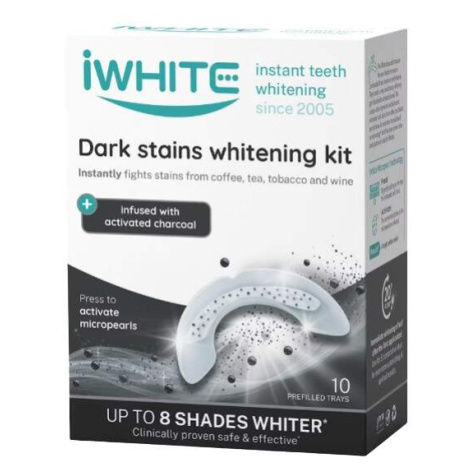 iWhite Dark stains sada na bělení zubů 10x0.8g