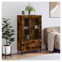 vidaXL Skříň highboard kouřový dub 69,5 x 31 x 115 cm kompozitní dřevo