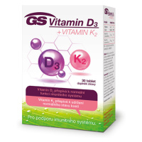 GS Vitamin D3+K2 (30tbl/kra)