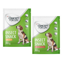 2 x 100 g Concept for Life Insect Snack ve zkušebním balení! - s batátami a mrkví