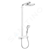 Hansgrohe 27126400 - Sprchový set s termostatem ShowerTablet, 30 cm, 2 proudy, bílá/chrom