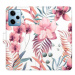 iSaprio flip pouzdro Pink Flowers 02 pro Xiaomi Redmi Note 12 Pro 5G / Poco X5 Pro 5G