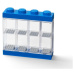 Modrá sběratelská skříňka na 8 minifigurek LEGO®