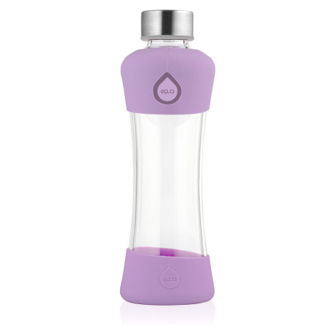 EQUA Active Plum 550 ml skleněná ekologická lahev na pití