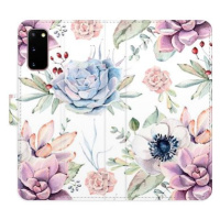 iSaprio flip pouzdro Succulents Pattern pro Samsung Galaxy S20