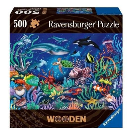 Dřevěné puzzle Podmořský svět 500 dílků