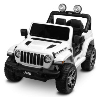 Terénní elektrické autíčko na baterie Jeep Rubicon White