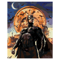 Malování podle čísel 40 x 50 cm Batman - v nočním městě