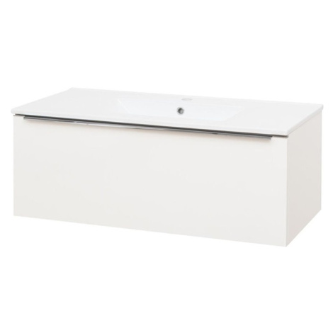 Mereo Mailo koupelnová skříňka s keramickým umyvadlem 101 cm bílá CN517
