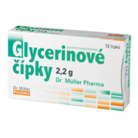 DR.MULLER Glycer.čípky 2,2g 12 ks