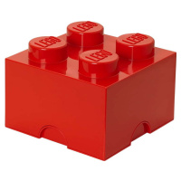 Červený úložný box čtverec LEGO®