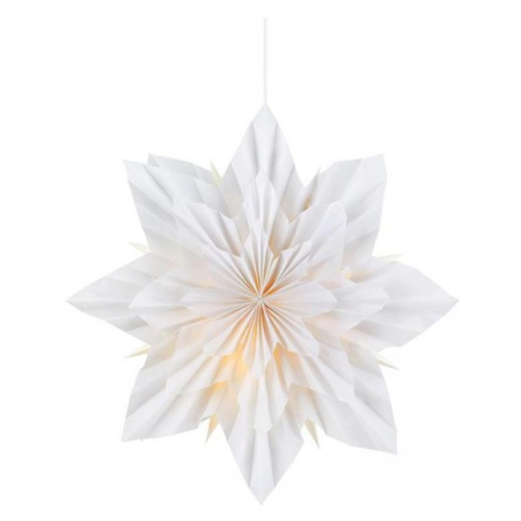 Markslöjd 705834 - Vánoční dekorace NEELA 1xE14/25W/230V pr. 56 cm bílá 705834.00