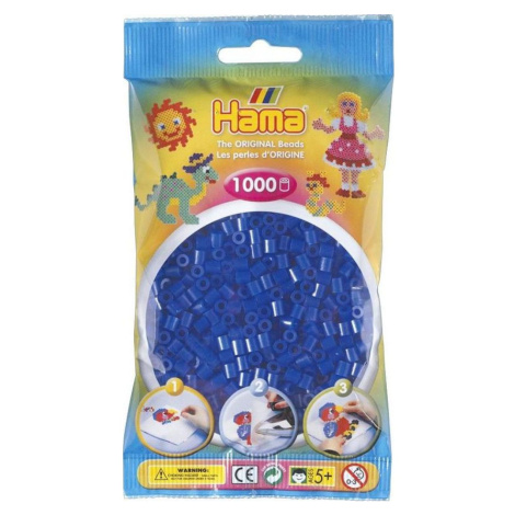 Hama H207-36 Midi Neonové modré korálky 1000 ks