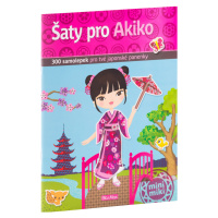 Šaty pro Akiko - kniha samolepek