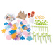 Květinářství s vlastní výrobou květin Flower Market Smoby z různých textilních lupínků 104 doplň